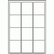 041 - Label Size 63.5mm x 71mm - 12 labels per sheet 