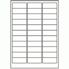 044 - Label Size 63.5mm x 24mm - 33 labels per sheet