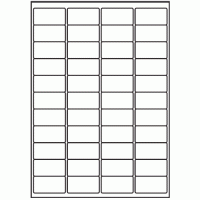 049 - Label Size 48.5mm x 25.4mm - 44 labels per sheet