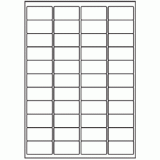 049 - Label Size 48.5mm x 25.4mm - 44 labels per sheet 