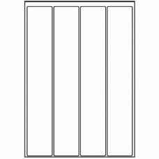 050 - Label Size 48mm x 284mm - 4 labels per sheet