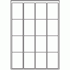 051 - Label Size 48mm x 71mm - 16 labels per sheet