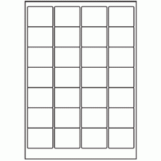 052 - Label Size 48mm x 38mm - 28 labels per sheet 