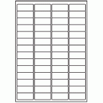 053 - Label Size 48mm x 20mm - 56 labels per sheet