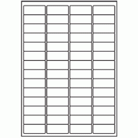 053 - Label Size 48mm x 20mm - 56 labels per sheet