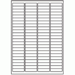 054 - Label Size 48mm x 12mm - 92 labels per sheet