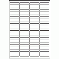 054 - Label Size 48mm x 12mm - 92 labels per sheet