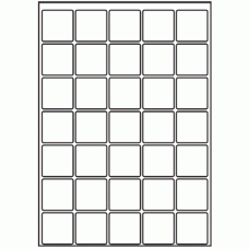 055 - Label Size 38mm x 38mm - 35 labels per sheet