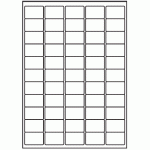 056 - Label Size 38mm x 25.4mm - 55 labels per sheet