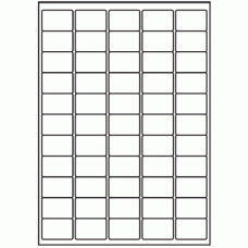 056 - Label Size 38mm x 25.4mm - 55 labels per sheet