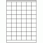 057 - Label Size 35mm x 30mm - 54 labels per sheet