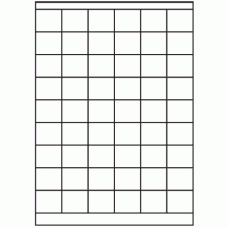 057 - Label Size 35mm x 30mm - 54 labels per sheet