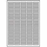 058 - Label Size 35mm x 6mm - 155 labels per sheet