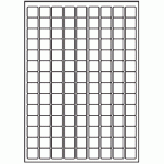 061 - Label Size 20mm x 20mm - 126 labels per sheet