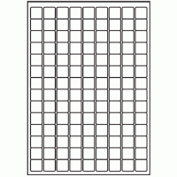 061 - Label Size 20mm x 20mm - 126 labels per sheet