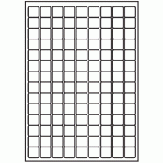 061 - Label Size 20mm x 20mm - 126 labels per sheet