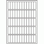 063 - Label Size 16mm x 52mm - 60 labels per sheet