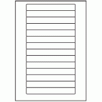 064 - Label Size 145mm x 19mm - 14 labels per sheet