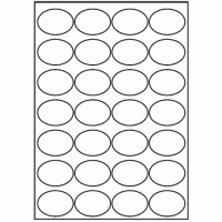 076 - Label Size 49mm x 35mm - 28 labels per sheet