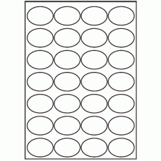 076 - Label Size 49mm x 35mm - 28 labels per sheet