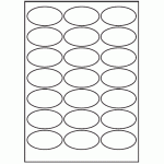 077 - Label Size 65mm x 35mm - 21 labels per sheet