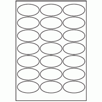 077 - Label Size 65mm x 35mm - 21 labels per sheet