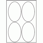 079 - Label Size 90mm x 140mm - 4 labels per sheet