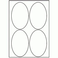 079 - Label Size 90mm x 140mm - 4 labels per sheet