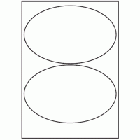 080 - Label Size 200mm x 125mm - 2 labels per sheet