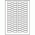 103 - Label Size 80mm x 15mm - 30 labels per sheet