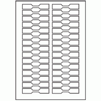 103 - Label Size 80mm x 15mm - 30 labels per sheet