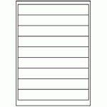 113 - Label Size 200mm x 30mm - 9 labels per sheet