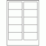 114 - Label Size 90mm x 50mm - 10 labels per sheet