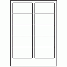 114 - Label Size 90mm x 50mm - 10 labels per sheet