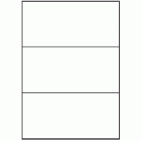 120 - Label Size 210mm x 98.4mm - 3 labels per sheet