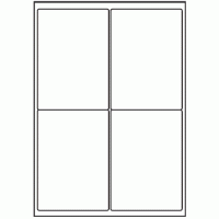 123 - Label Size 99.1mm x 139mm - 4 labels per sheet