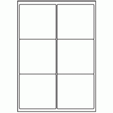 124 - Label Size 99.1mm x 93.1mm - 6 labels per sheet