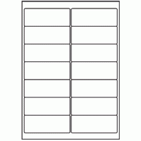 126 - Label Size 99.1mm x 38.1mm - 14 labels per sheet