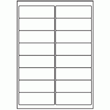 127 - Label Size 99.1mm x 33.9mm - 16 labels per sheet