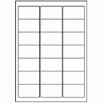 128 - Label Size 63.5mm x 38.1mm - 21 labels per sheet