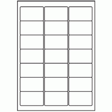 128 - Label Size 63.5mm x 38.1mm - 21 labels per sheet