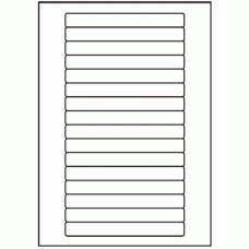 131 - Label Size Video Spine 145mm x 16.9mm - 16 labels per sheet