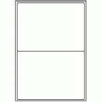 132 - Label Size 199.6mm x 143.5mm - 2 labels per sheet