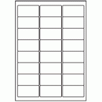 136 - Label Size 64mm x 33.9mm - 24 labels per sheet