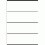 138 - Label Size 210mm x 73.8mm - 4 labels per sheet