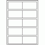 140 - Label Size 97mm x 50mm - 10 labels per sheet