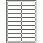 141 - Label Size 97mm x 26mm - 20 labels per sheet