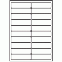 141 - Label Size 97mm x 26mm - 20 labels per sheet