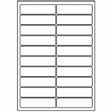 141 - Label Size 97mm x 26mm - 20 labels per sheet 