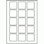 144 - Label Size 50mm x 50mm - 15 labels per sheet